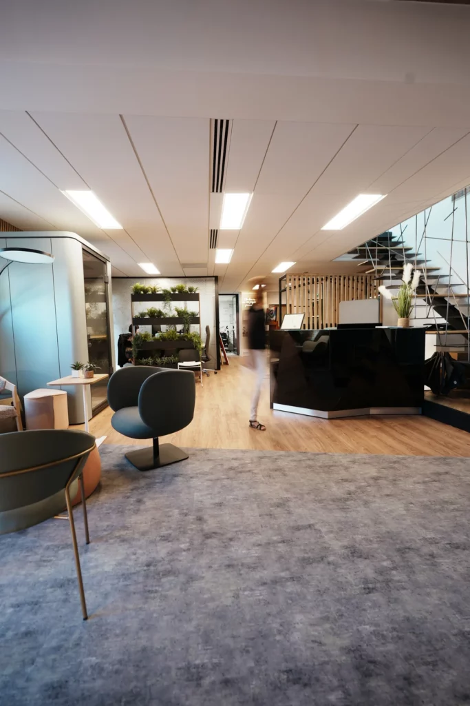 Vue d’ensemble du showroom A4 Aménagement en 2026