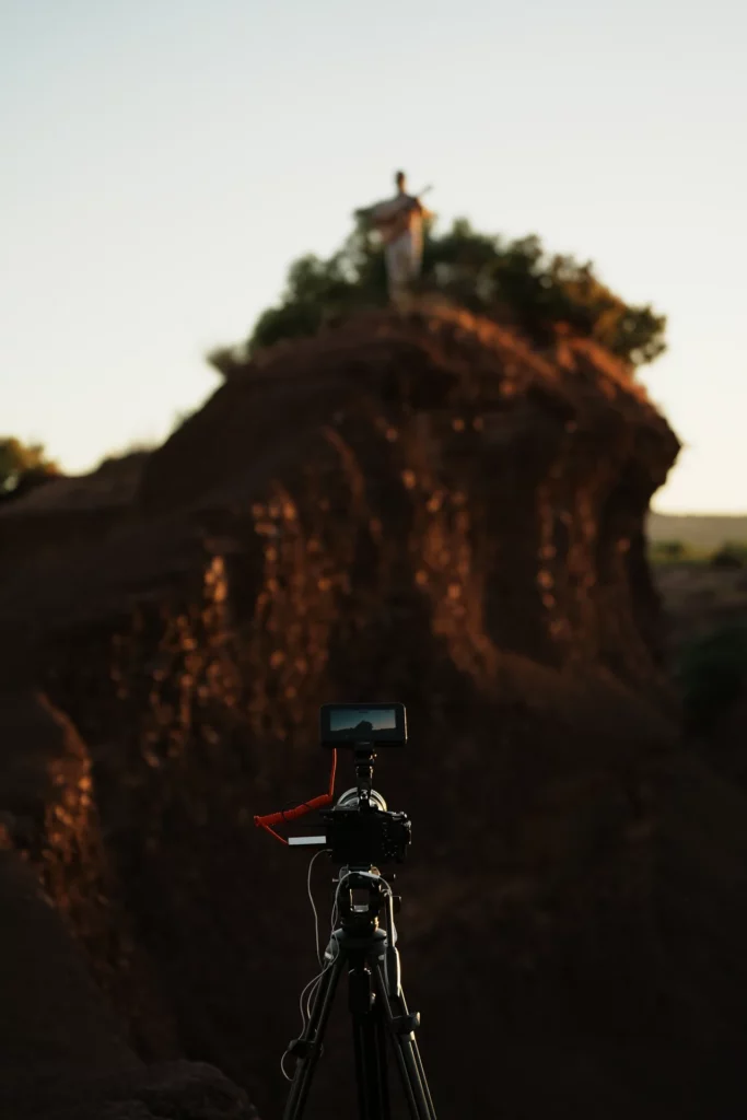 Entre bastidores del rodaje en el Canyon du Diable, Astranova
