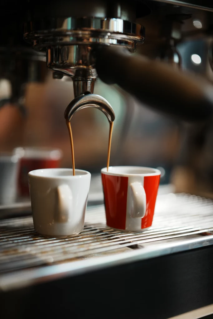 L’extraction de deux espressos