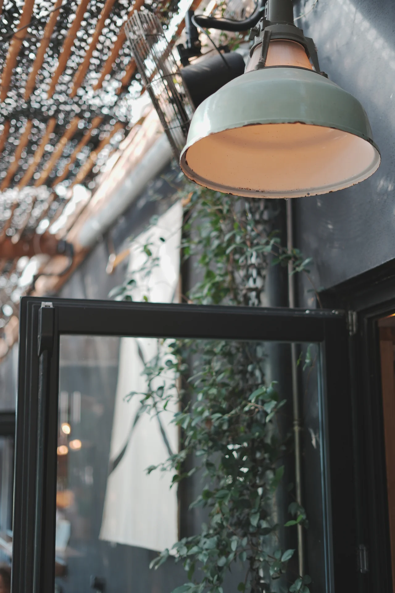 Suspension et végétation — Bivouak Café