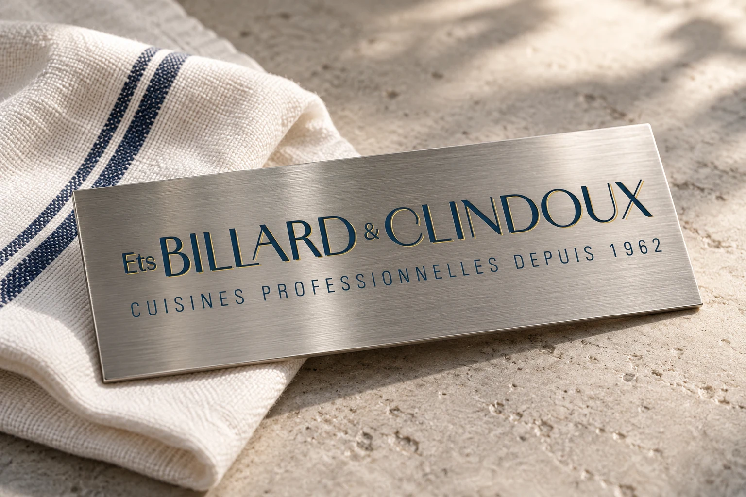 Logo mockup · Billard & Clindoux