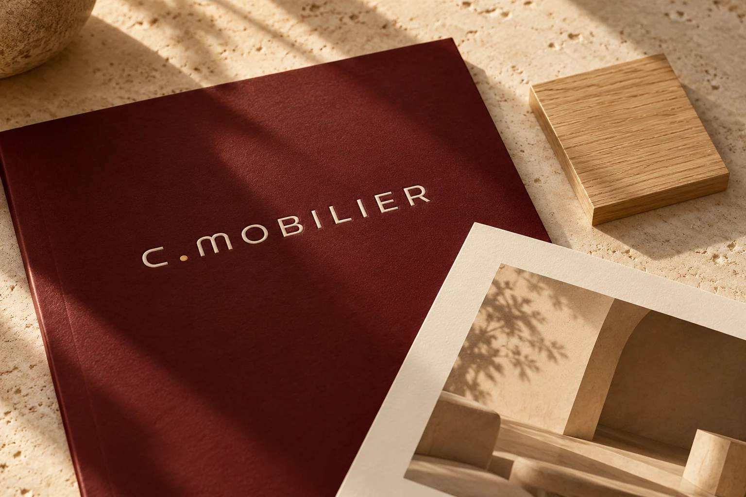 Mockup del logo · CMobilier