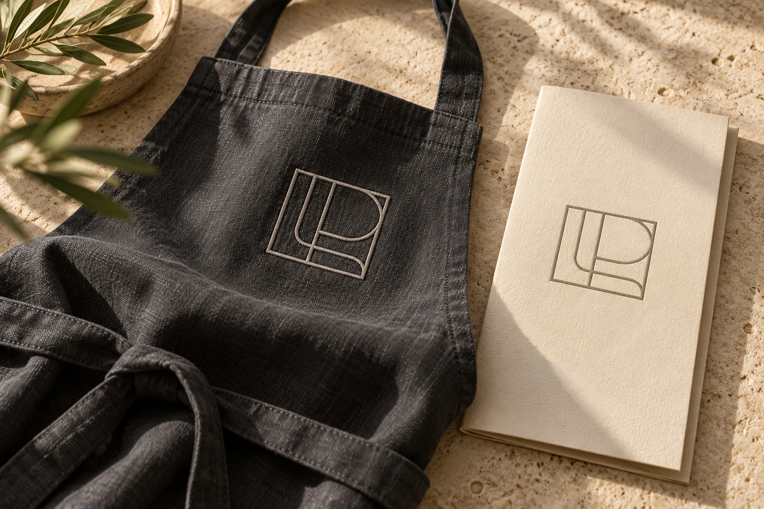Mockup del logo · L’Essentiel