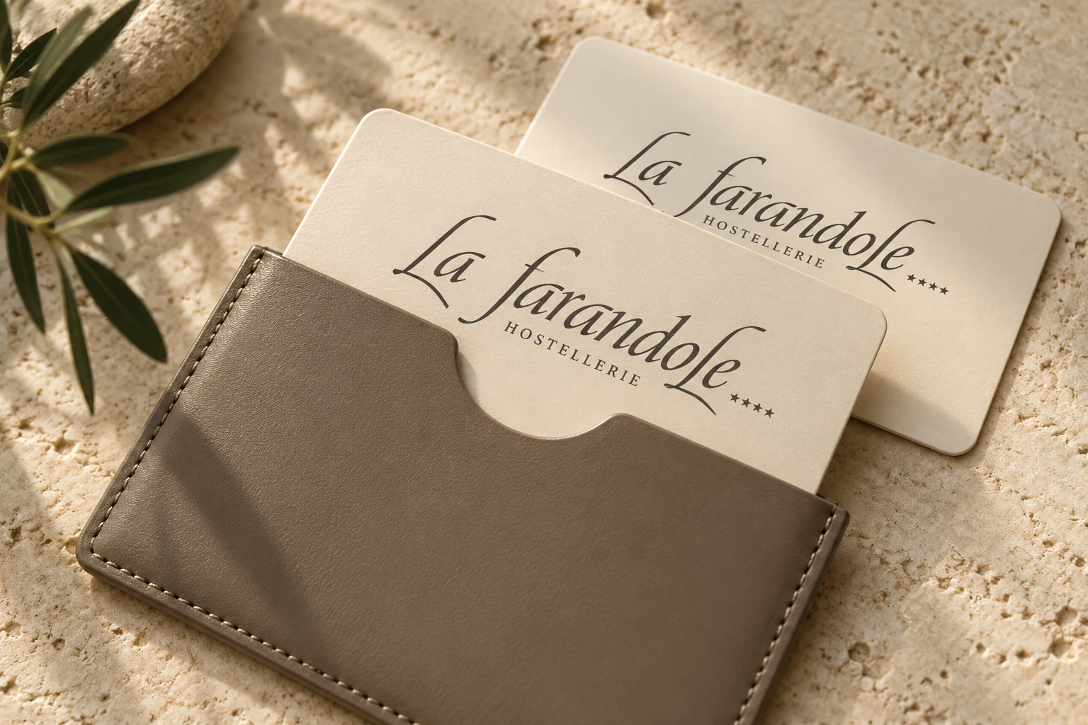 Logo mockup · La Farandole