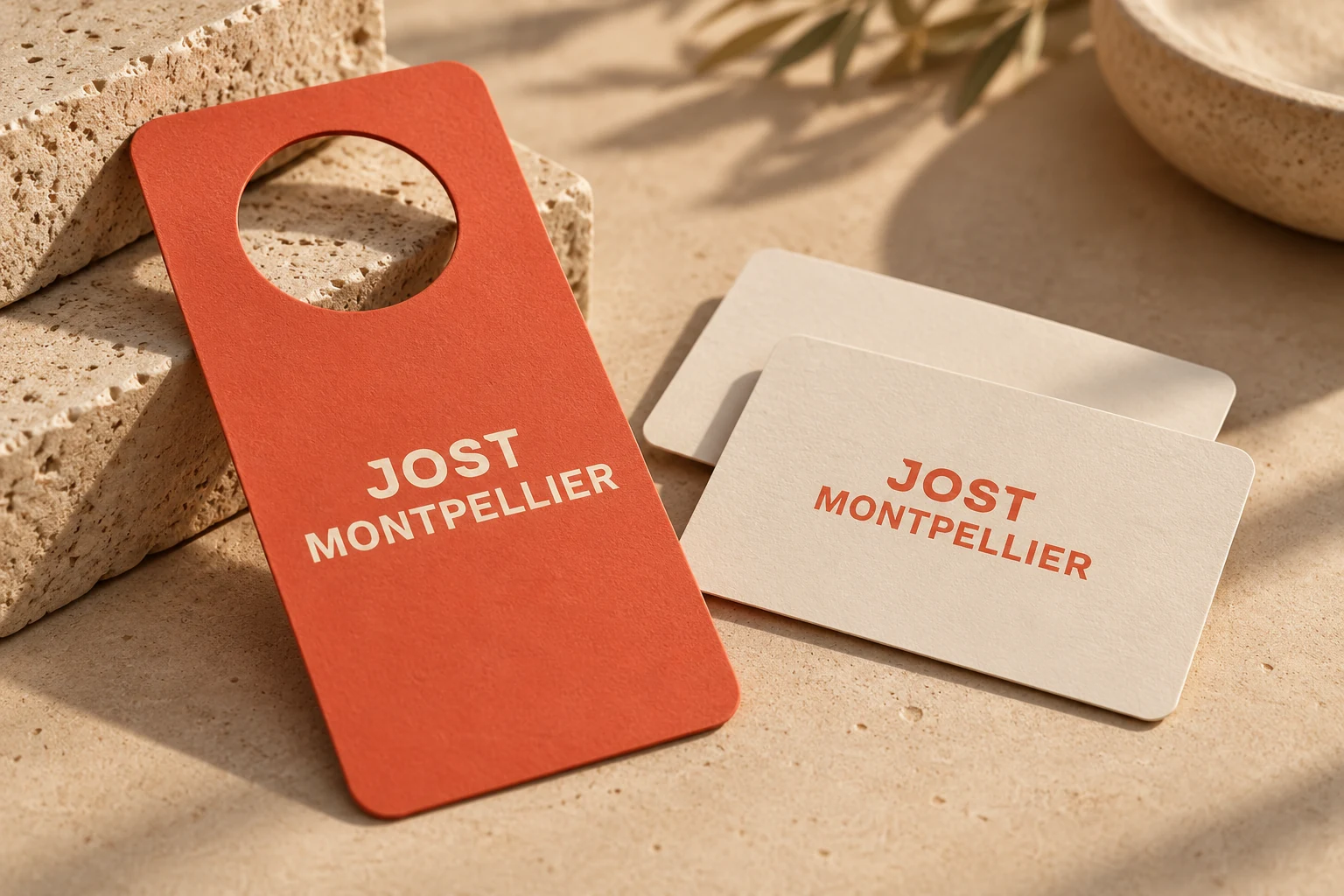 Mise en scène du logo · Le Jost Montpellier