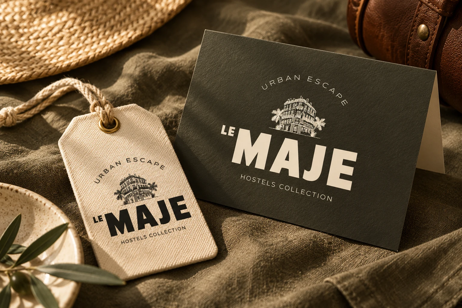 Logo mockup · Le Maje