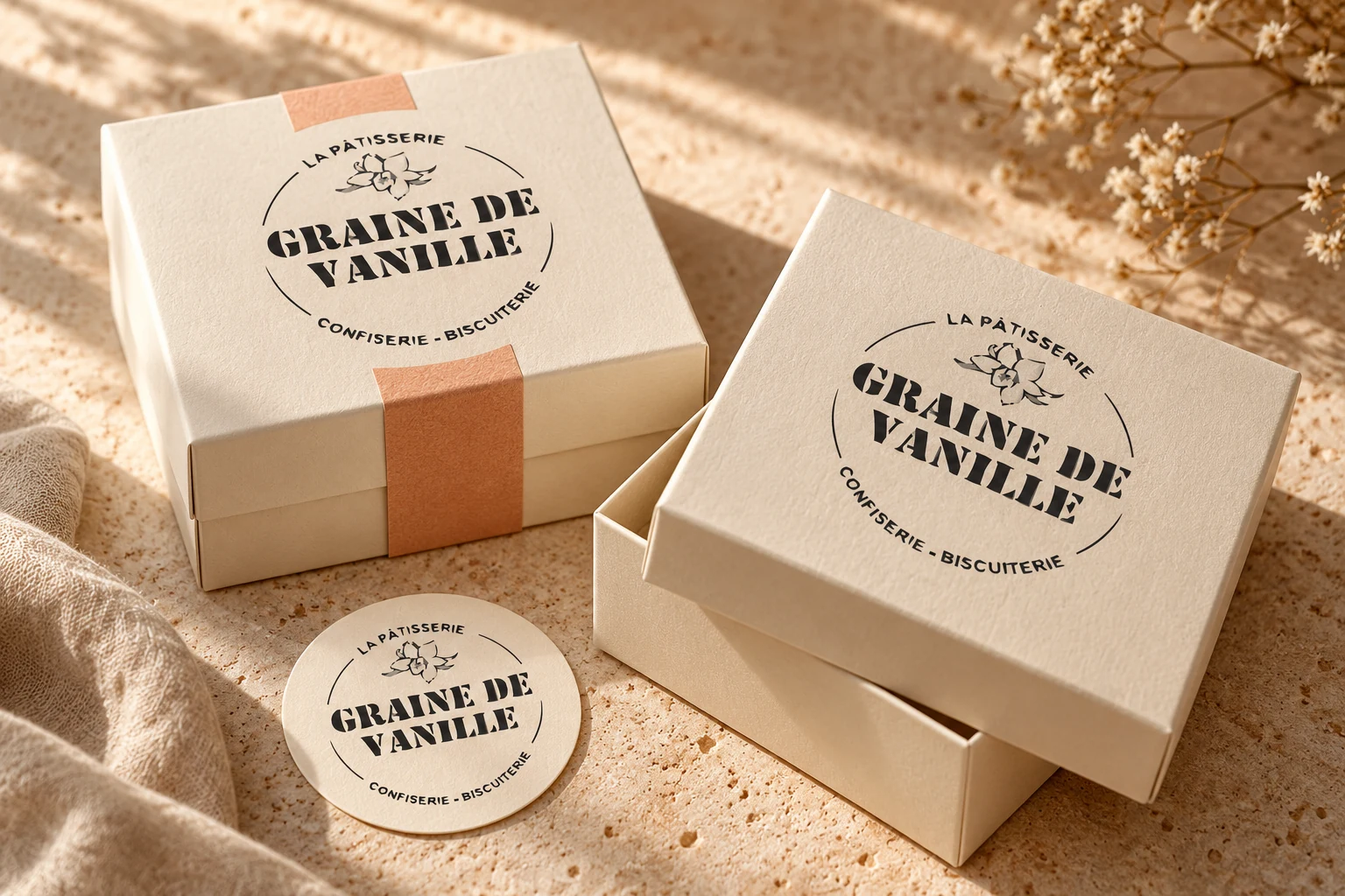 Presentación del logotipo · Graine de Vanille