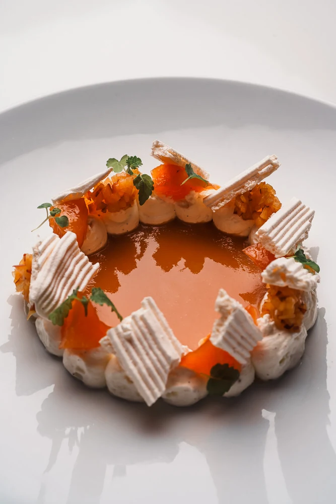 Postre emplatado en L&rsquo;Essentiel