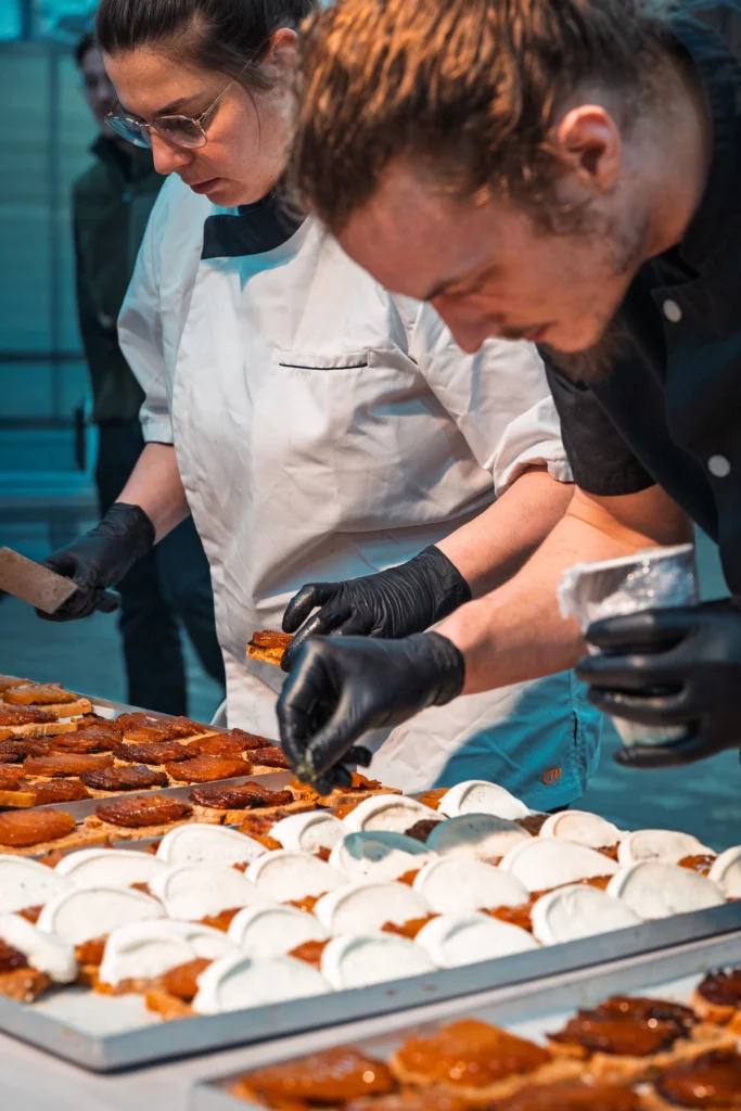 Anne-Sophie Demai et son équipe · pâtisserie Élémentaire