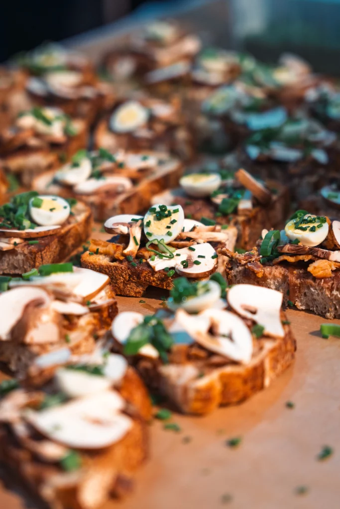 La création · Les tartines sur le stand Céna