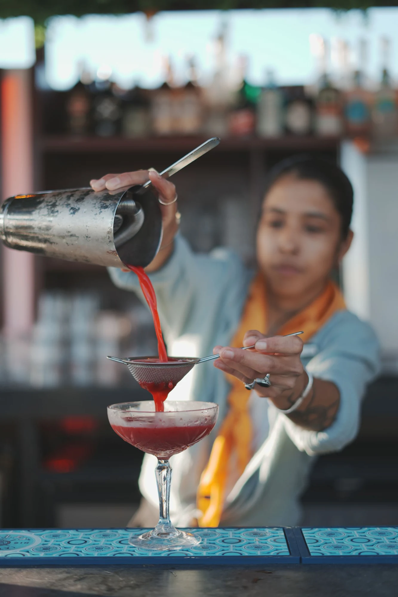 Le cocktail versé au verre — La Terrazza