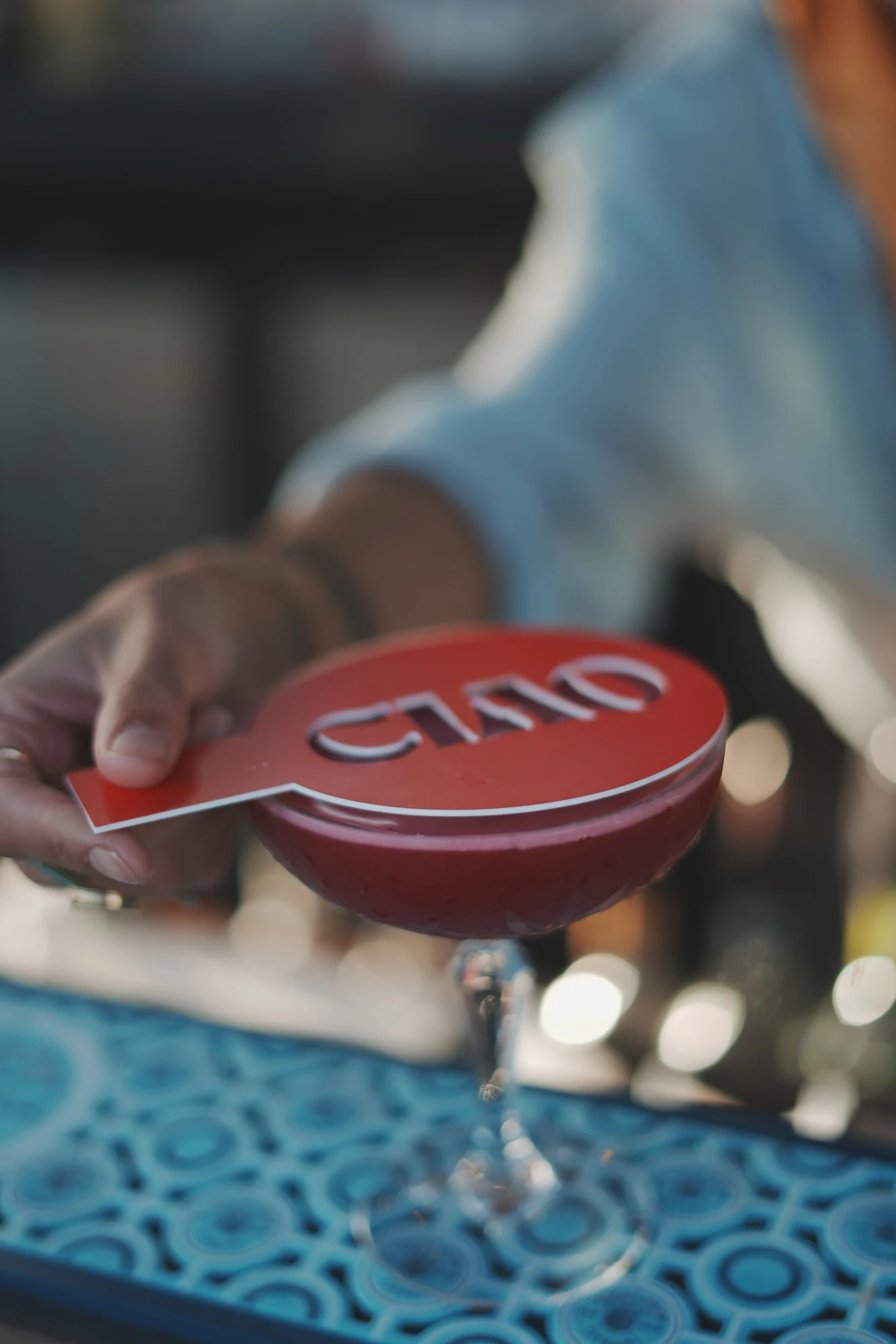 La touche finale « Ciao » — La Terrazza