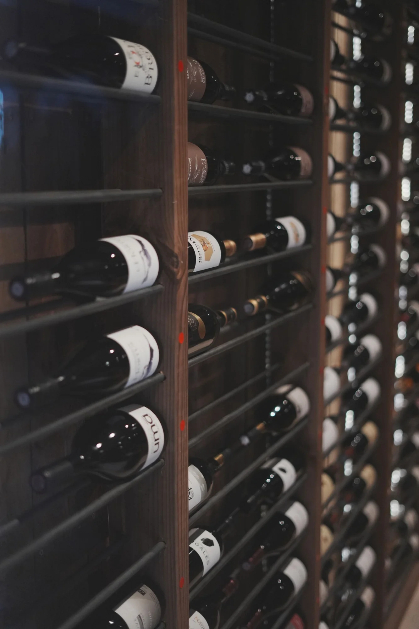 Bottles in the wine cellar &mdash; Villa Occitana